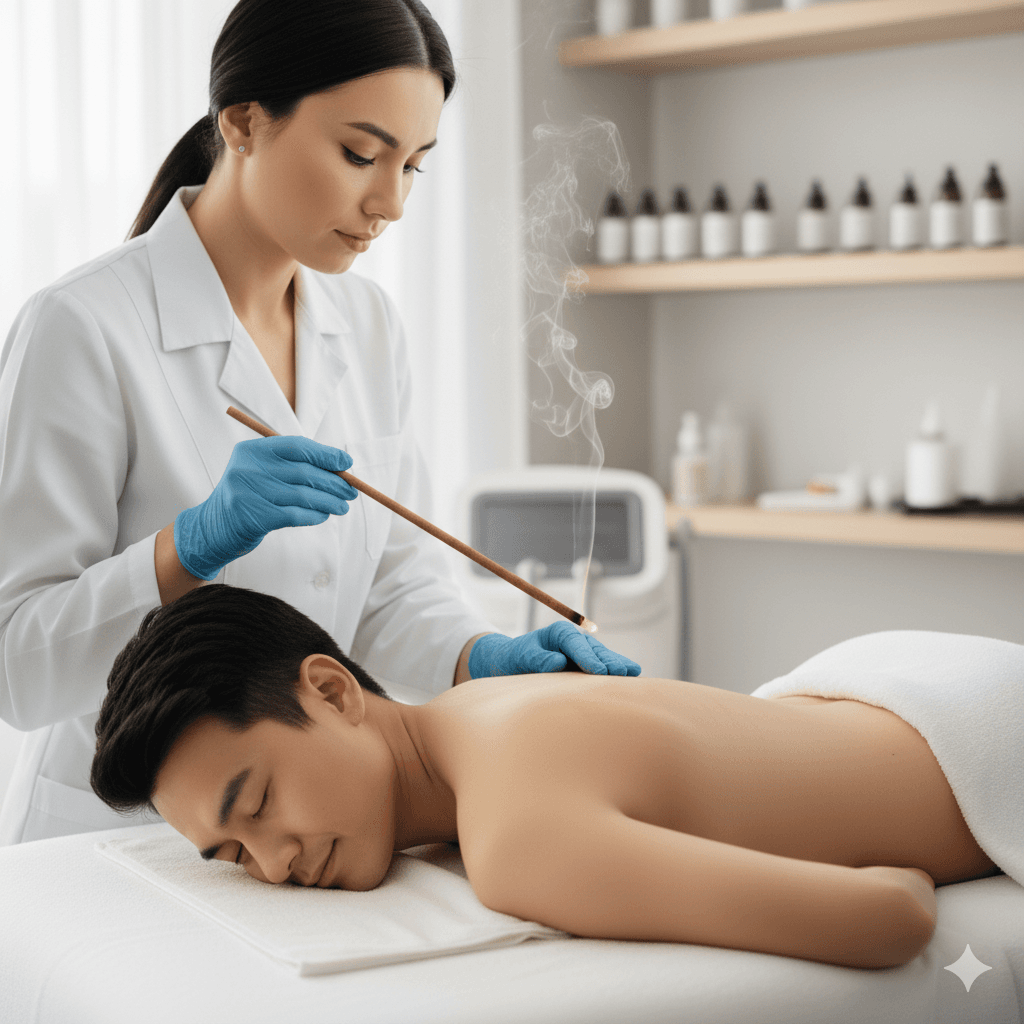 Moxibustion traditional chinese medicine